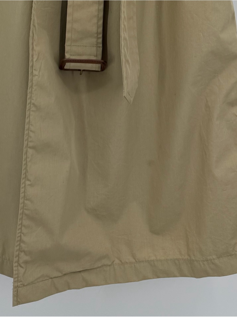 Buck Mason Paperweight Trench Coat Tan Size XS - Picture 16 of 16